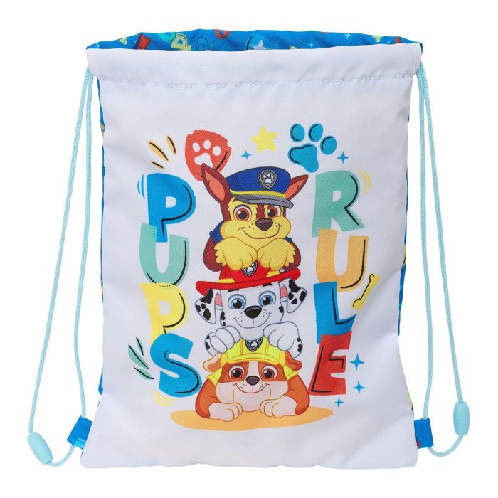 Bolsa Mochila con Cuerdas The Paw Patrol Pups rule Azul 26 x 34 x 1 cm 0 Bolsa Mochila con Cuerdas The Paw Patrol Pups rule Azul 26 x 34 x 1 cm 0
