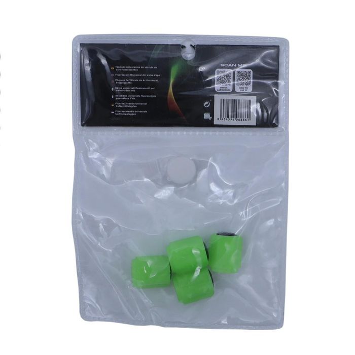 Tapones Valvula Led Verde OCCLEV002 4 Tapones Valvula Led Verde OCCLEV002 4
