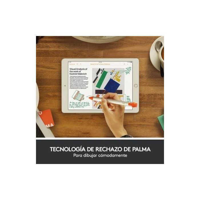 Logitech 914-000034 Lápiz Digital Crayon para iPad (6ª generación) con Tecnología Apple Pencil, Precisión de Píxel y Rechazo de Palma 2 Logitech 914-000034 Lápiz Digital Crayon para iPad (6ª generación) con Tecnología Apple Pencil, Precisión de Píxel y Rechazo de Palma 2