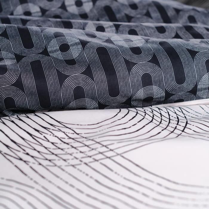 Today TOD3574641212155 Juego de cama doble Sunshine 13,40 100% algodón estampado 220 x 240 cm 1