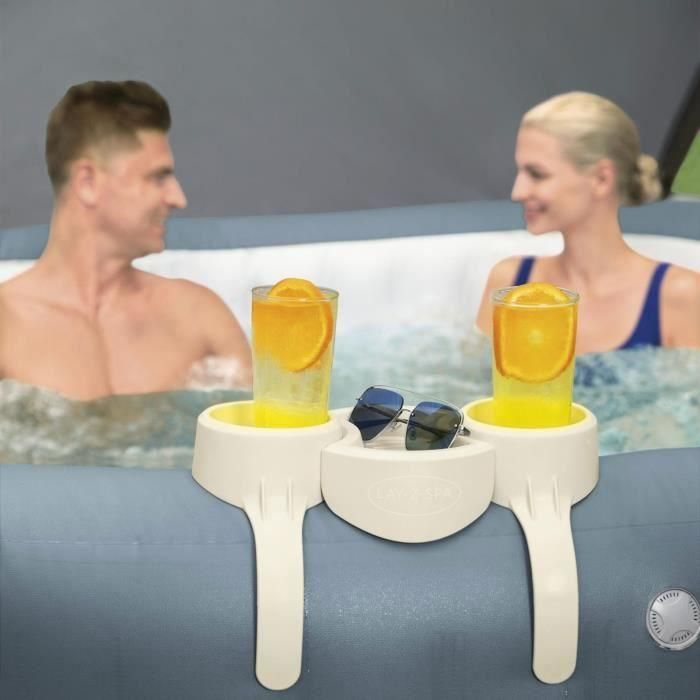 Bestway Portabebidas Lay-Z-Spa 35x23,2x20,5 cm - Soporte vasos para tu relax (excepto Mónaco, Helsinki, Vancouver) 3