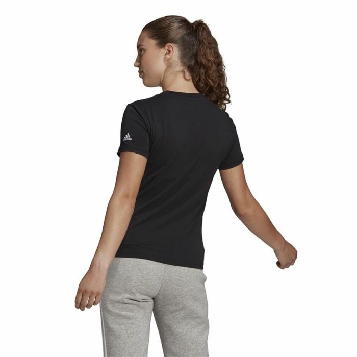 Camiseta de Manga Corta Mujer Adidas Lin T Negro (XS) 4 Camiseta de Manga Corta Mujer Adidas Lin T Negro (XS) 4
