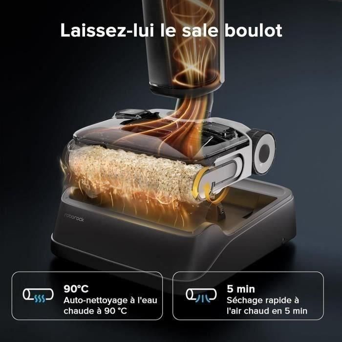 Roborock F25 ACE Aspiradora inalámbrica 20.000 Pa Todo en uno para suelos duros Sin enredos Secado rápido a 90 °C 5