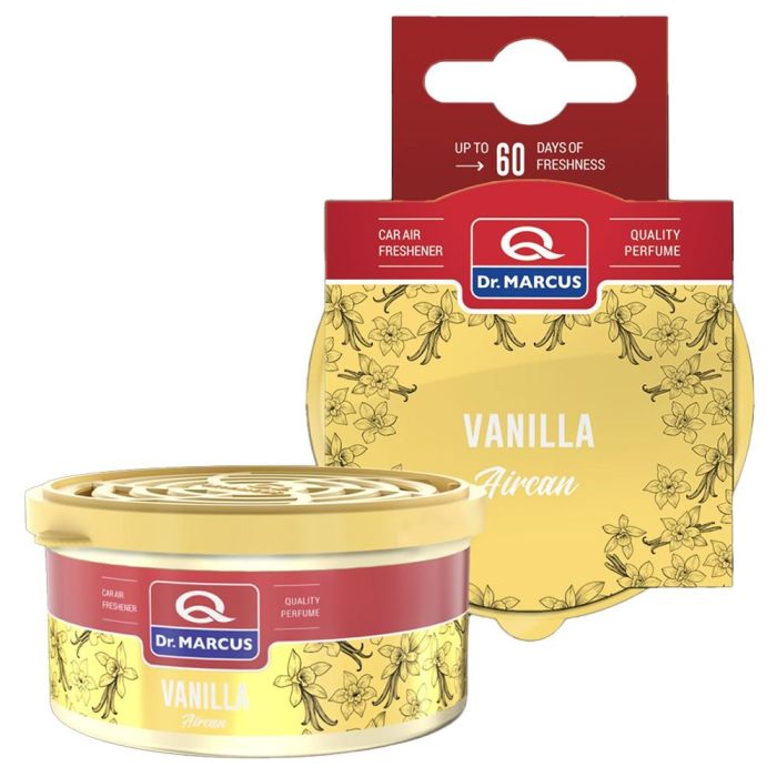 Dr. Marcus Aircan Ambientador Coche Vainilla DRM0597 Larga Duración 60 Días 40g Dr. Marcus Aircan Ambientador Coche Vainilla DRM0597 Larga Duración 60 Días 40g