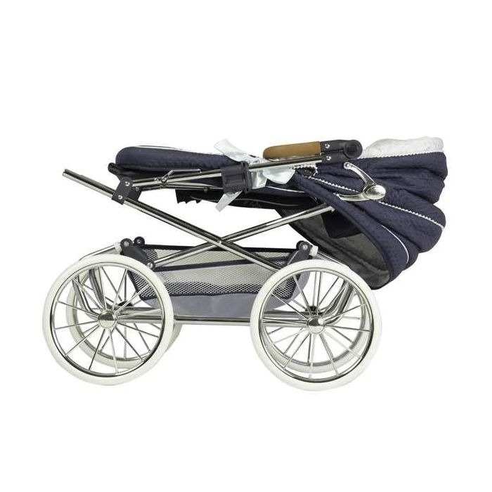 Decuevas Coche Reborn Plegable con Sombrilla Vintage para Muñecas. Ideal para el Juego de Simulación de Niñas desde 3 años. 40x90x90 cm. 5