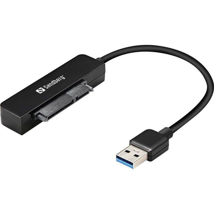 Sandberg Adaptador USB 3.0 a SATA para Discos Duros de 2.5" Hasta 5 Gbit/sec 0 Sandberg Adaptador USB 3.0 a SATA para Discos Duros de 2.5" Hasta 5 Gbit/sec 0