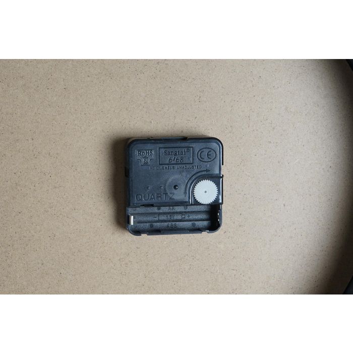 DKD Home Decor Reloj de Pared Vintage Dorado Negro 8 x 50 x 28.5 cm (2 Unidades) 5