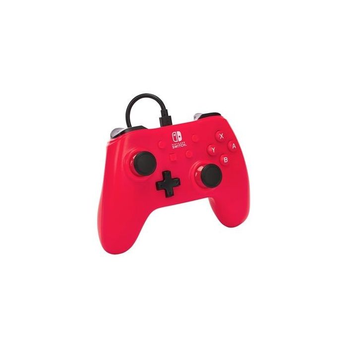 Mando con Cable PowerA para Nintendo Switch - Rojo Frambuesa, Diseño Ergonómico, Cable USB 3m, Ref. NSGP0142-01 7 Mando con Cable PowerA para Nintendo Switch - Rojo Frambuesa, Diseño Ergonómico, Cable USB 3m, Ref. NSGP0142-01 7