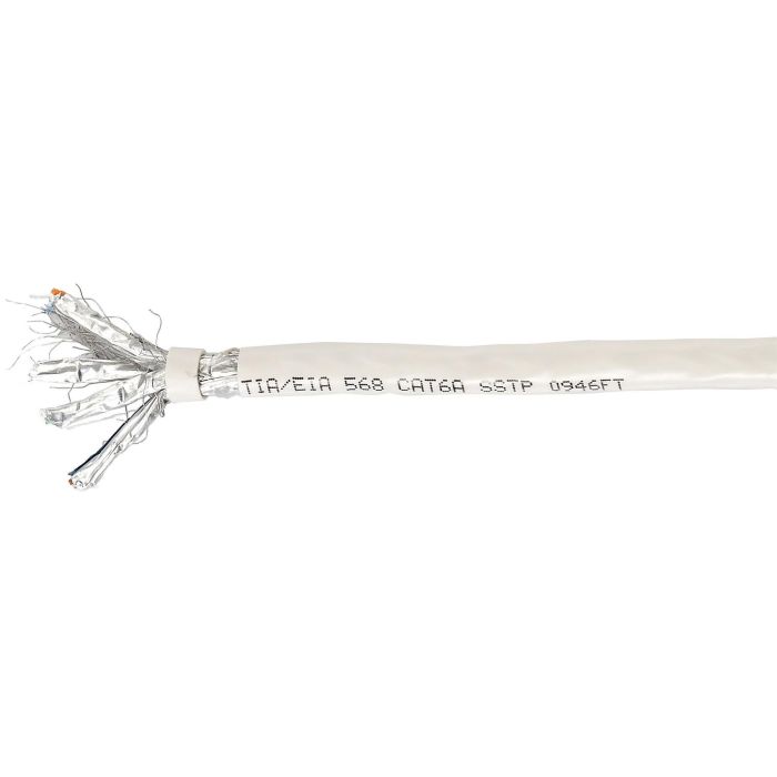 EQUIP Cat6A S/FTP 4P23 Cable de Instalación 305m LSZH Gris