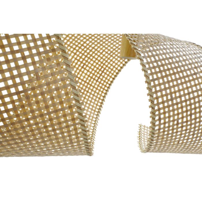 DKD Home Decor Lámpara Techo Balines Bambú Natural 30 x 30 x 80 cm E27 4