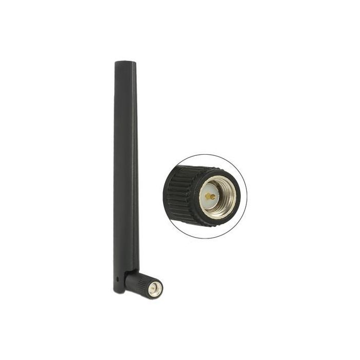 DELOCK Antena ZigBee Multi Bluetooth GSM LTE UMTS WLAN 88968 4.3 dBi SMA Omni Directional Negro