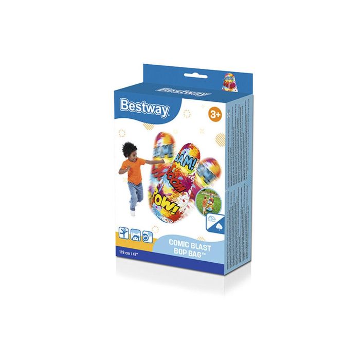 Bestway Punching Hinchable Comic 119 cm +3 Años Interior y Jardin 52630 2