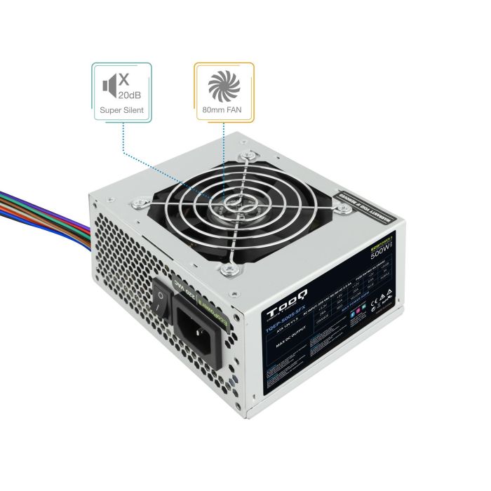 TOOQ FUENTE ALIMENTACION SFX MATX TQEP-500S-SFX 500W 6 TOOQ FUENTE ALIMENTACION SFX MATX TQEP-500S-SFX 500W 6
