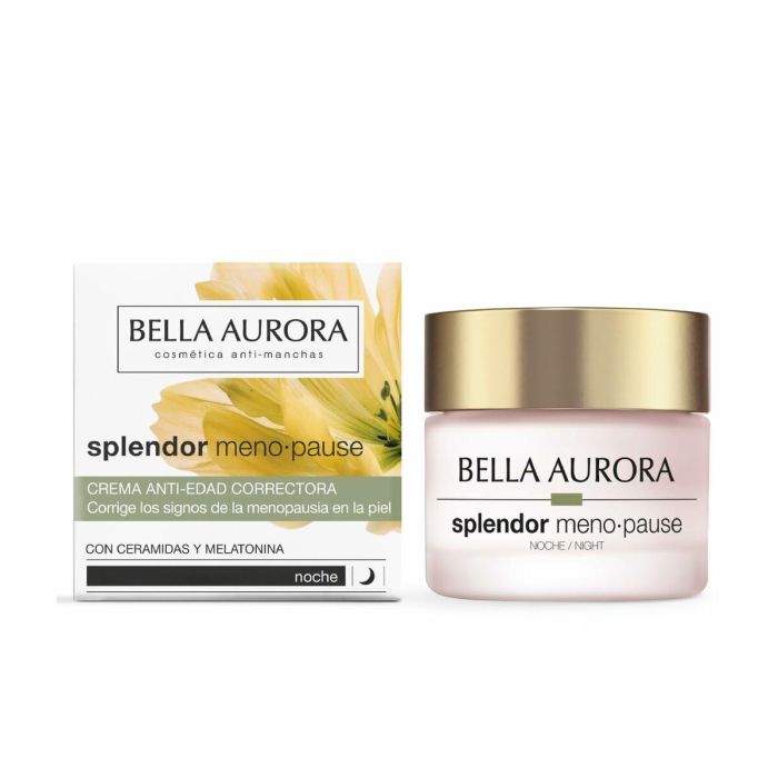 Bella Aurora SPLENDOR Menopause Noche, Crema Antiedad Noche 50 ml – Regeneración, Firmeza y Luminosidad para Piel Madura 7 Bella Aurora SPLENDOR Menopause Noche, Crema Antiedad Noche 50 ml – Regeneración, Firmeza y Luminosidad para Piel Madura 7