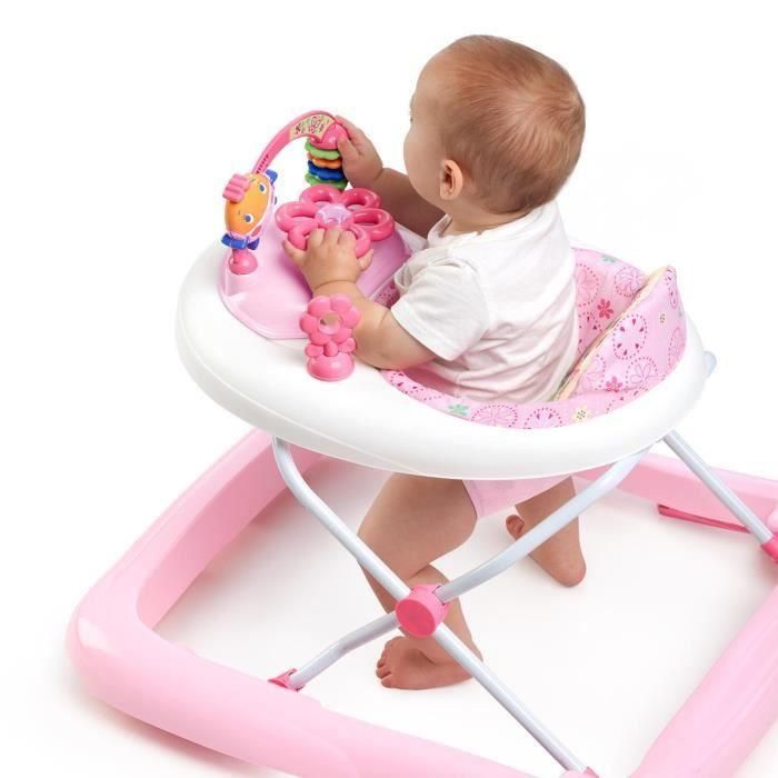 Bright Starts Andador para bebé JuneBerry Delight con estación de juego electrónica, luces, sonidos, 3 alturas y para +6 meses Rosa 4 Bright Starts Andador para bebé JuneBerry Delight con estación de juego electrónica, luces, sonidos, 3 alturas y para +6 meses Rosa 4