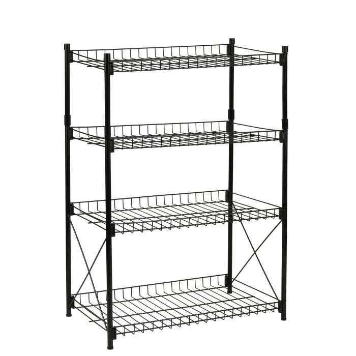 Estantería de Metal 4 Niveles 52x34x86 cm - Confortime (2 Unidades) 7 Estantería de Metal 4 Niveles 52x34x86 cm - Confortime (2 Unidades) 7