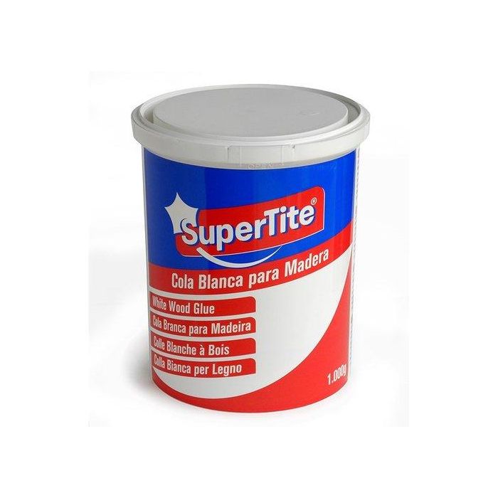 Supertite Cola blanca para madera y derivados, 1 kg - A2478