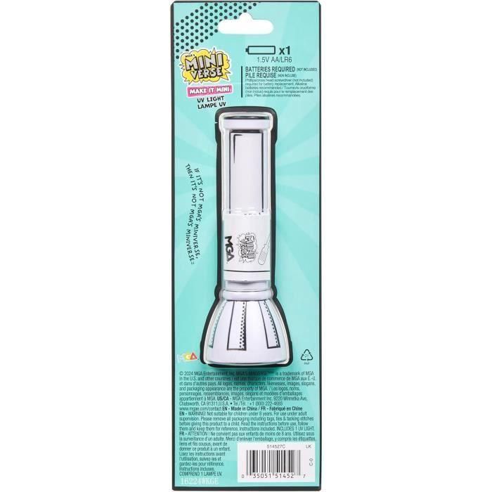 MGA Miniverse - Lámpara UV - Seca tus creaciones de resina - 1 segundo - A partir de 8 años - Aleatorio 5 MGA Miniverse - Lámpara UV - Seca tus creaciones de resina - 1 segundo - A partir de 8 años - Aleatorio 5
