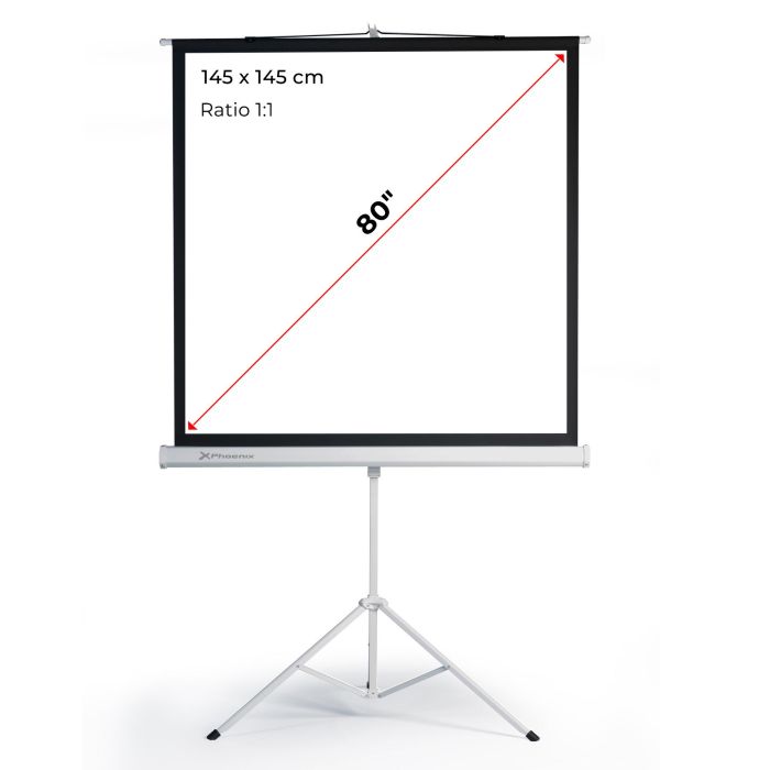 Pantalla Trípode Proyección 80 Pulgadas 1 Pantalla Trípode Proyección 80 Pulgadas 1