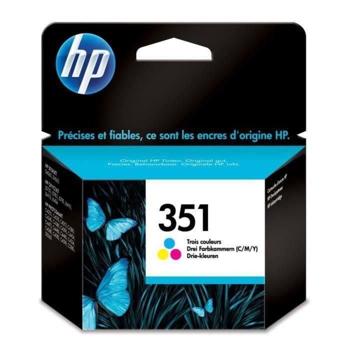 Cartucho de tinta original de tres colores HP 351 para HP Photosmart C4380 / C4472 / C4580 / C5280 (CB337EE) Cartucho de tinta original de tres colores HP 351 para HP Photosmart C4380 / C4472 / C4580 / C5280 (CB337EE)