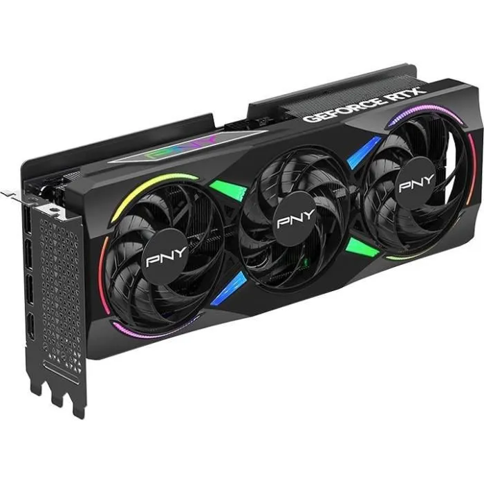 PNY RTX 5070Ti 16GB GDDR7 Tarjeta Gráfica con 3 Ventiladores y Refrigeración Activa