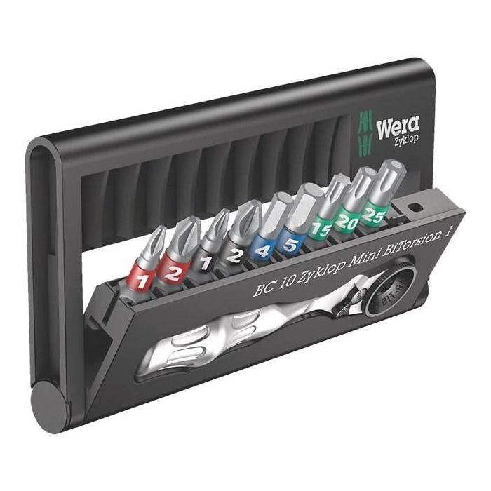 Wera Bit-Check 10 Zyklop Mini BiTorsion 1