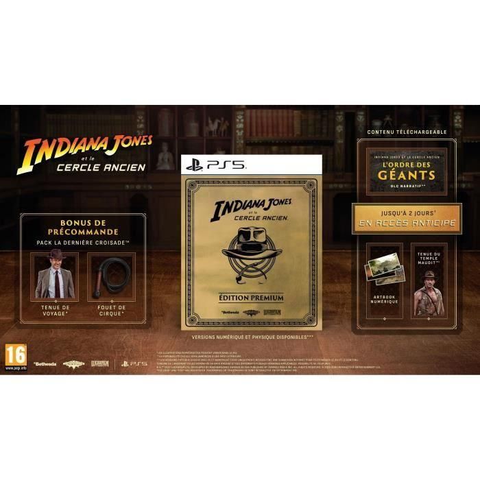 Indiana Jones y el Círculo Antiguo - Edición Premium - Juego de PS5 2 Indiana Jones y el Círculo Antiguo - Edición Premium - Juego de PS5 2