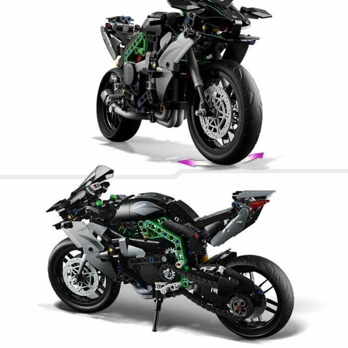 LEGO Technic 42170 Moto Kawasaki Ninja H2R, Idea de Regalo para Niños, Juguete Creativo 3