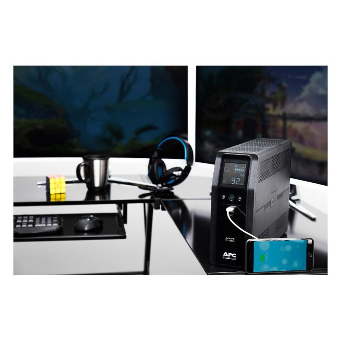 APC Back-UPS BR1200SI 1200VA 720W UPS Línea Interactiva Negro