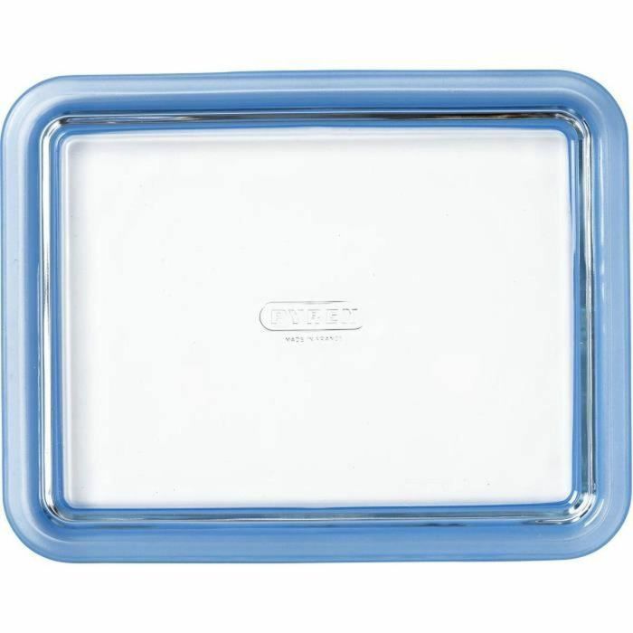 Pyrex 3426470296250 Juego de 3 Recipientes con Tapa de Vidrio Rectangular 1,5 L 12 Pyrex 3426470296250 Juego de 3 Recipientes con Tapa de Vidrio Rectangular 1,5 L 12