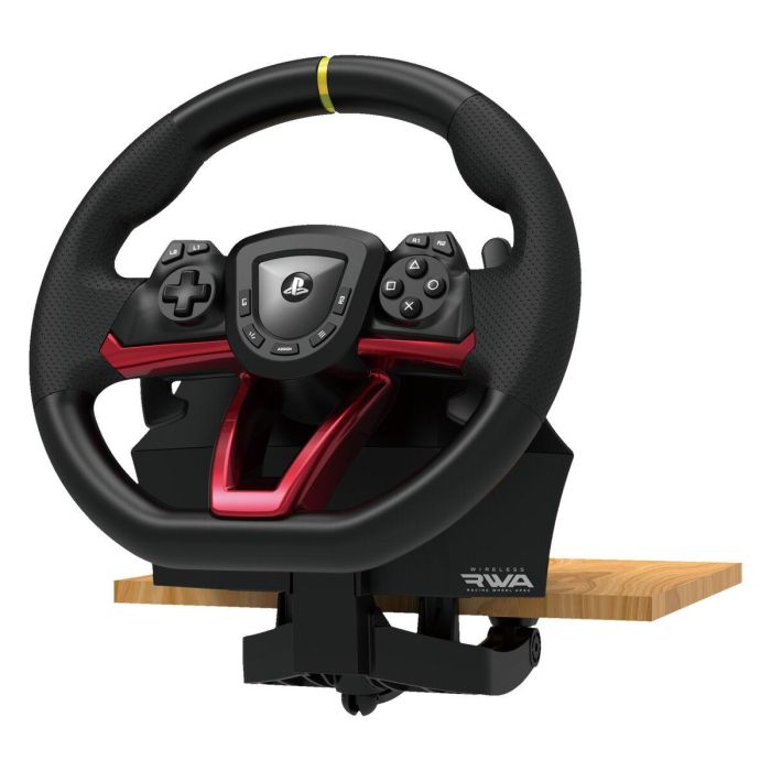Hori Volante de Carreras HOR1732188381916 Inalámbrico Compatible PS5 PS4 PC Negro y Rojo