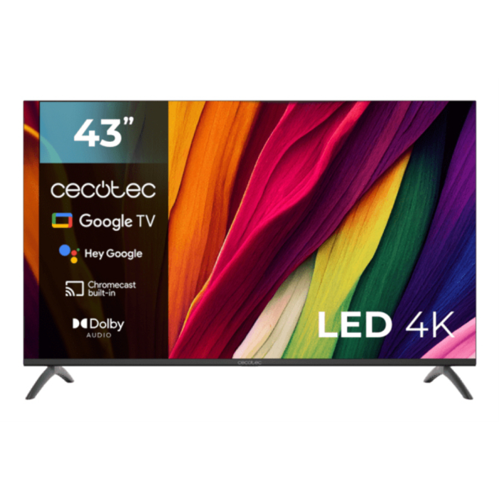 Cecotec ALU40043 109,2 cm (43") 4K Ultra HD Smart TV Negro Cecotec ALU40043 109,2 cm (43") 4K Ultra HD Smart TV Negro