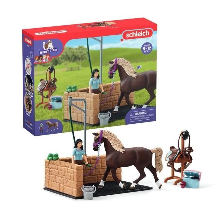 Schleich - Emily & Luna Horses Washing Box - 42438 Schleich - Emily & Luna Horses Washing Box - 42438