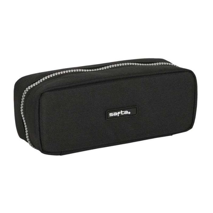 Estuche Escolar Safta Stone Negro 21 x 8 x 8 cm 5 Estuche Escolar Safta Stone Negro 21 x 8 x 8 cm 5
