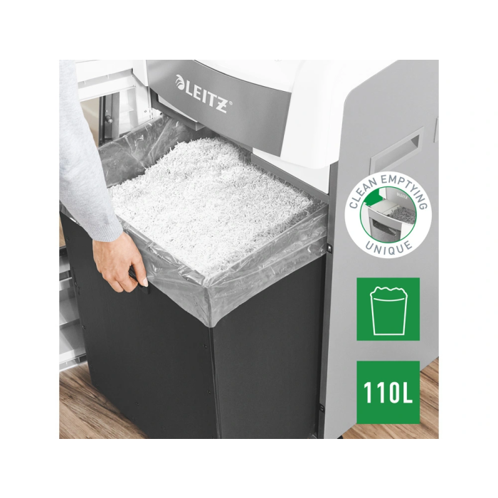 Trituradora de Papel Leitz IQ 600 Pro Autofeed P4 60 L 1