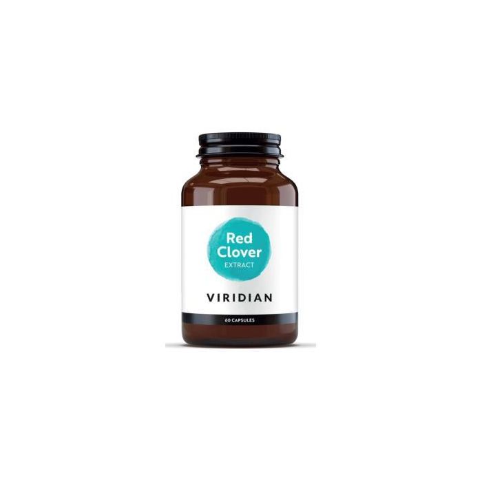 VIRIDIAN Trébol Rojo Extracto Estandarizado 250mg para Síntomas de la Menopausia 60 Cápsulas Veganas