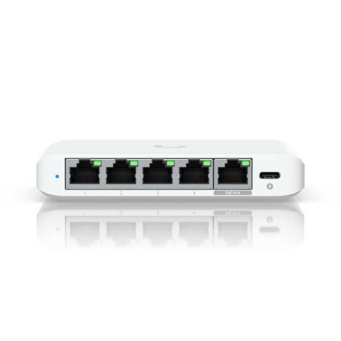 Ubiquiti 5x 1/2.5 GbE RJ45, 25 Gbps, 18.6 Mpps, 12.5 Gbps throughput, DC 5V/1A/5W, PoE 44-57V/6.4W, -20 - 45°C, 10 - 90% humidity, 117.1 x 90 x 21.2 mm, 206 g Ubiquiti 5x 1/2.5 GbE RJ45, 25 Gbps, 18.6 Mpps, 12.5 Gbps throughput, DC 5V/1A/5W, PoE 44-57V/6.4W, -20 - 45°C, 10 - 90% humidity, 117.1 x 90 x 21.2 mm, 206 g