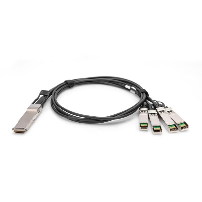 Digitus QSFP+ to 4XSFP+ 40G DAC Cable Direct Attach Cobre 1.0m 1