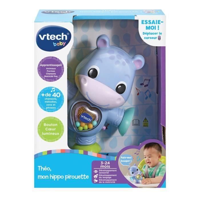 VTECH BABY - Theo, mi hipopótamo Pirouette 3 VTECH BABY - Theo, mi hipopótamo Pirouette 3
