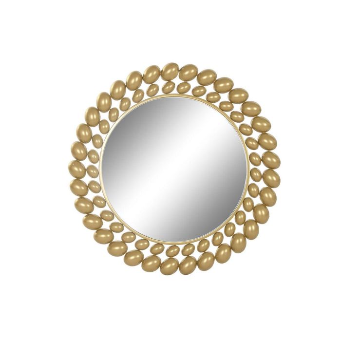 Espejo de pared Home ESPRIT Dorado 70 x 3 x 70 cm Espejo de pared Home ESPRIT Dorado 70 x 3 x 70 cm