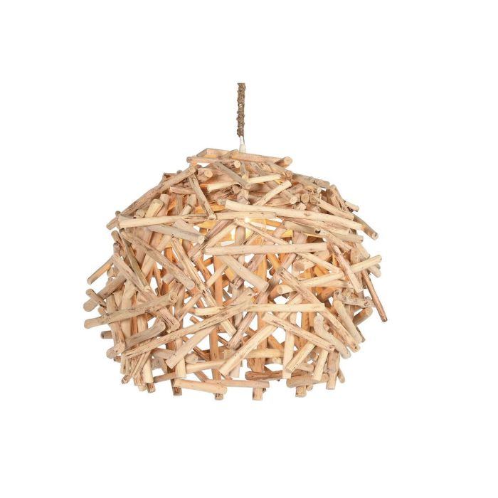 Lampara Techo Balines DKD Home Decor Natural 40 x 40 x 40 cm 1