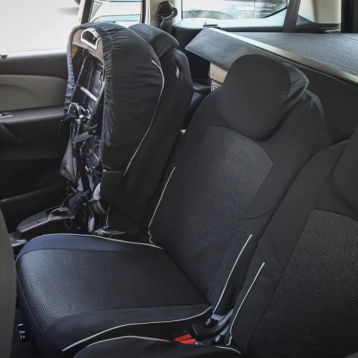 XLCOVER AAAQG37717 Paquete 5 Fundas Universales XL para Asientos de Coche Monovolumen Compatible con Airbags Cubre Asientos Respaldo Reposacabezas 2