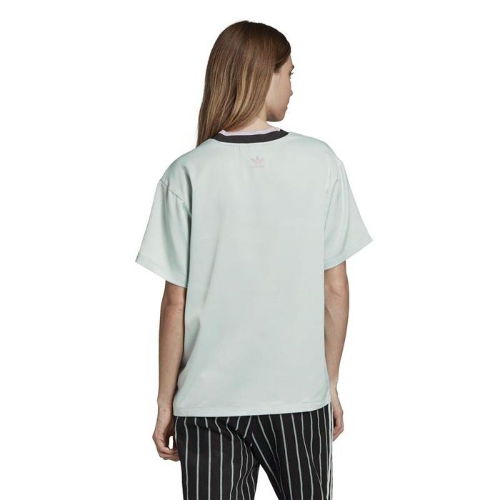 Camiseta de Manga Corta Mujer Adidas Originals Boyfriend Aguamarina S 7