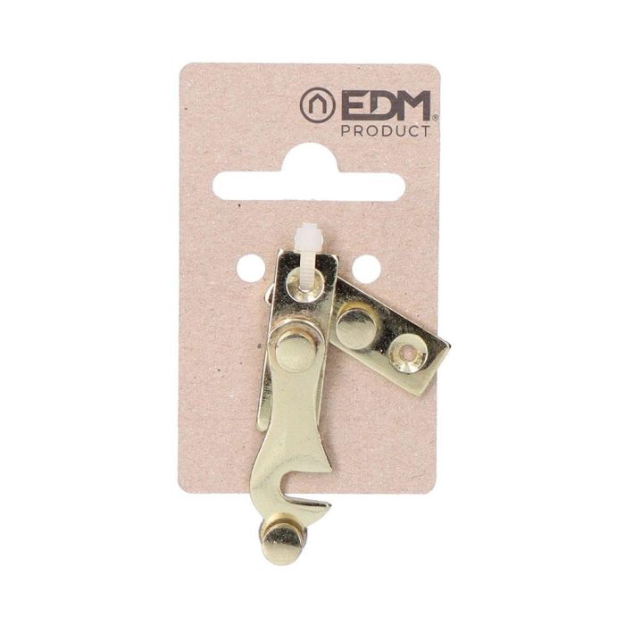 Edm Pestillo Derecho Hierro Latonado 4 cm 0 Edm Pestillo Derecho Hierro Latonado 4 cm 0