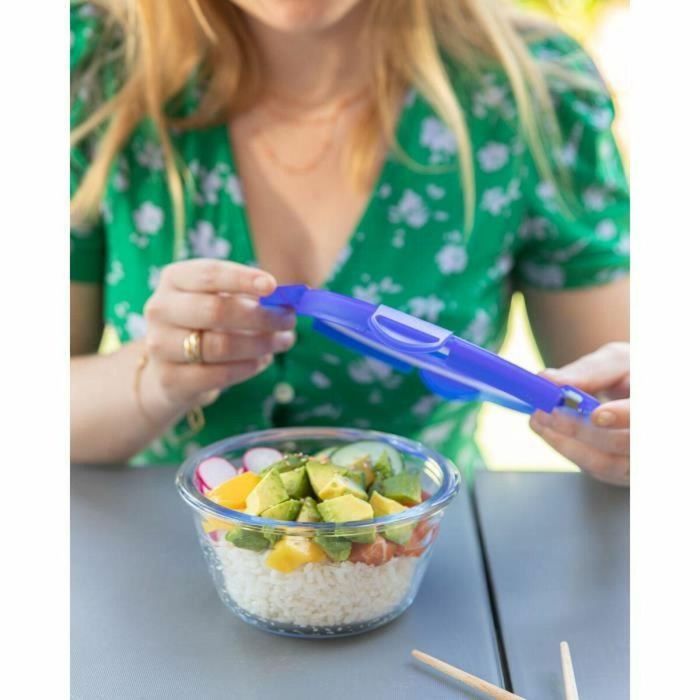 Pyrex PYR3426470286220 Juego de 3 Fiambreras de Vidrio Redondas con Tapa Hermética 0.7 L 4 Pyrex PYR3426470286220 Juego de 3 Fiambreras de Vidrio Redondas con Tapa Hermética 0.7 L 4