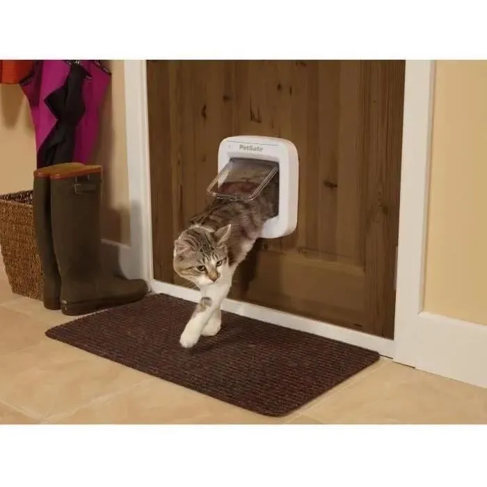Petsafe Staywell Chatiere para Gatos y Perros Pequeños con Chip, Puerta de 4 Vías y Doble Bloqueo 1 Petsafe Staywell Chatiere para Gatos y Perros Pequeños con Chip, Puerta de 4 Vías y Doble Bloqueo 1