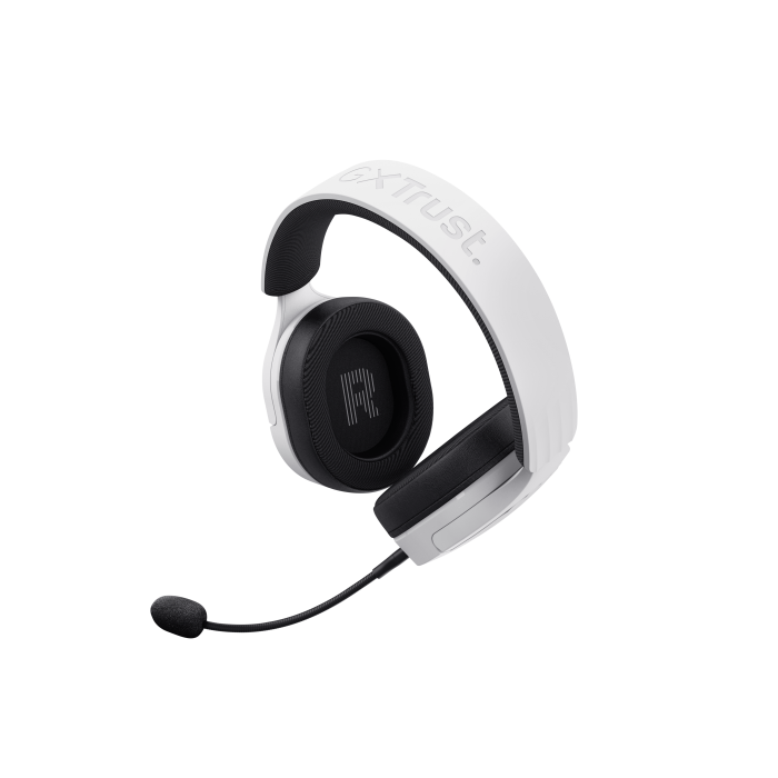 Trust GXT 490 FAYZO Auriculares Alámbricos Diadema para Motocicleta, USB tipo A, Negro y Blanco 4