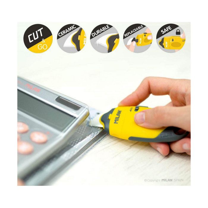 Milan Cutter capsule hoja cerámica surtido blister 2 Milan Cutter capsule hoja cerámica surtido blister 2