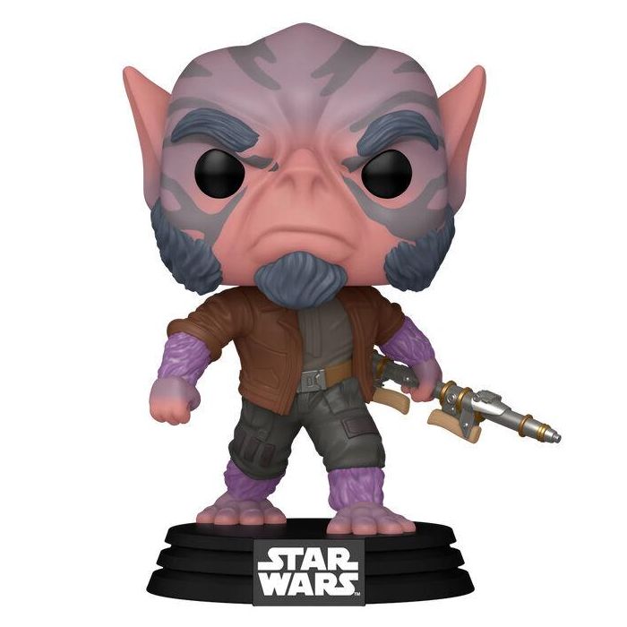 FUNKO POP Star Wars: Mandalorian & Grogu Zeb Orrelios - Figura de Vinilo