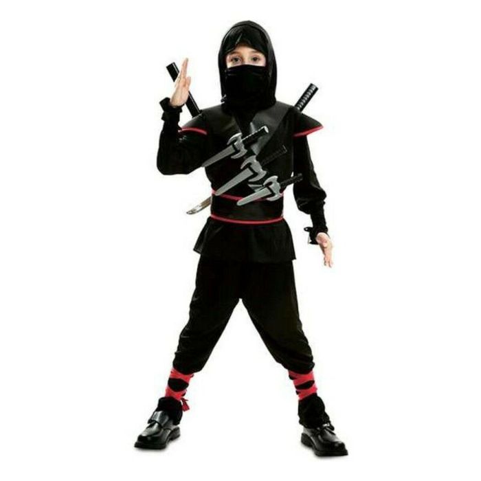 My Other Me Disfraz Killer Ninja completo con Verdugo, Mascarilla, Camiseta, Cinturón y Pantalón - Talla 5-6 Años, 100% Poliéster My Other Me Disfraz Killer Ninja completo con Verdugo, Mascarilla, Camiseta, Cinturón y Pantalón - Talla 5-6 Años, 100% Poliéster